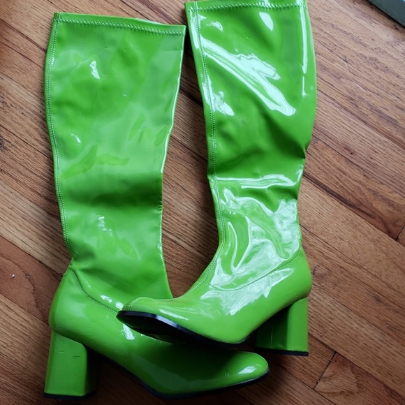 NEW Funtasma Patent KneeHigh Boot Sz 11-Irregular - Picture 2 of 8